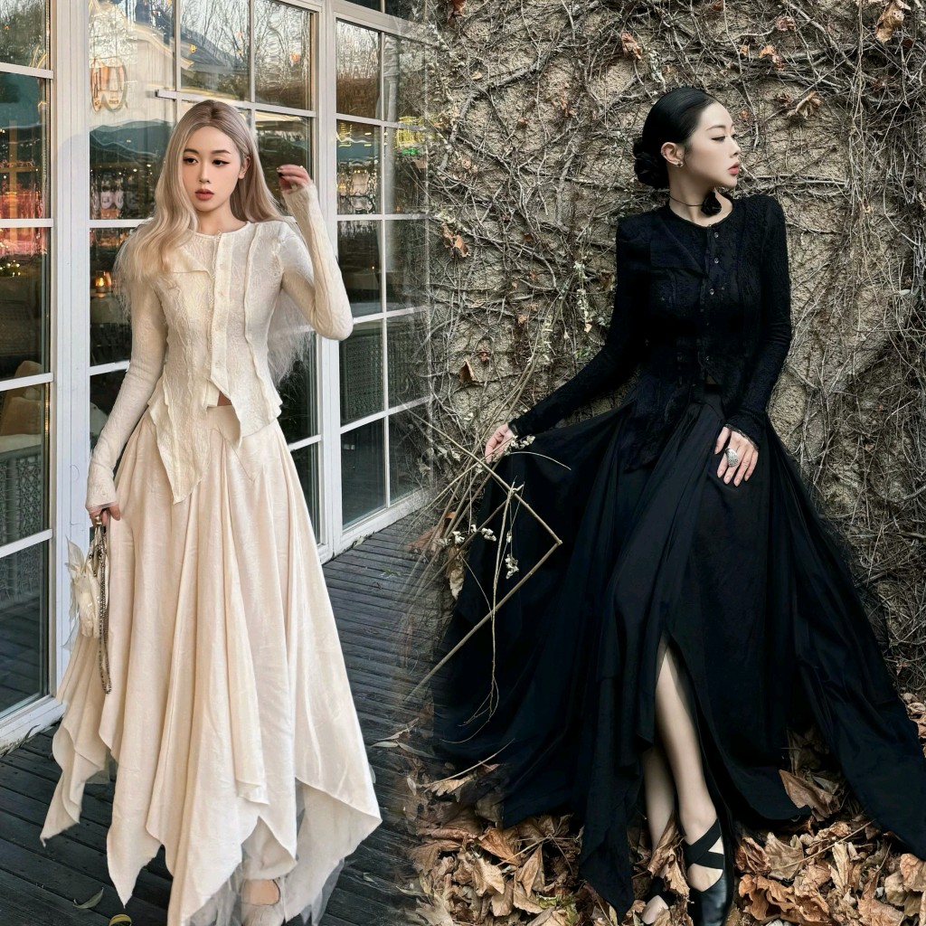 雪地美美出片款！暗黑系仙女套装