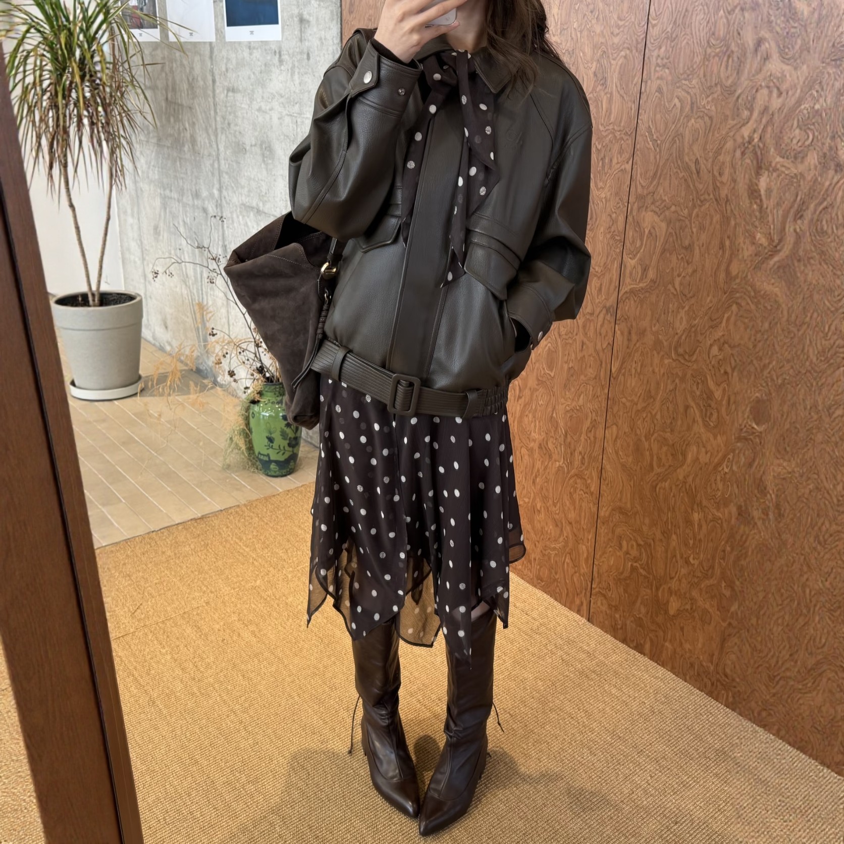 EVAN【高级定制●设计师】韩系松弛感！黑色波点不规则百搭半身裙,女装/女士精品,半身裙,淘宝优惠券,粉丝福利购,淘宝优惠卷