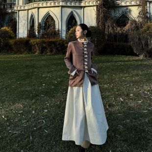 年后补货【顶配 | GG】100%铜氨丝新中式排扣衬衫高级感西装外套