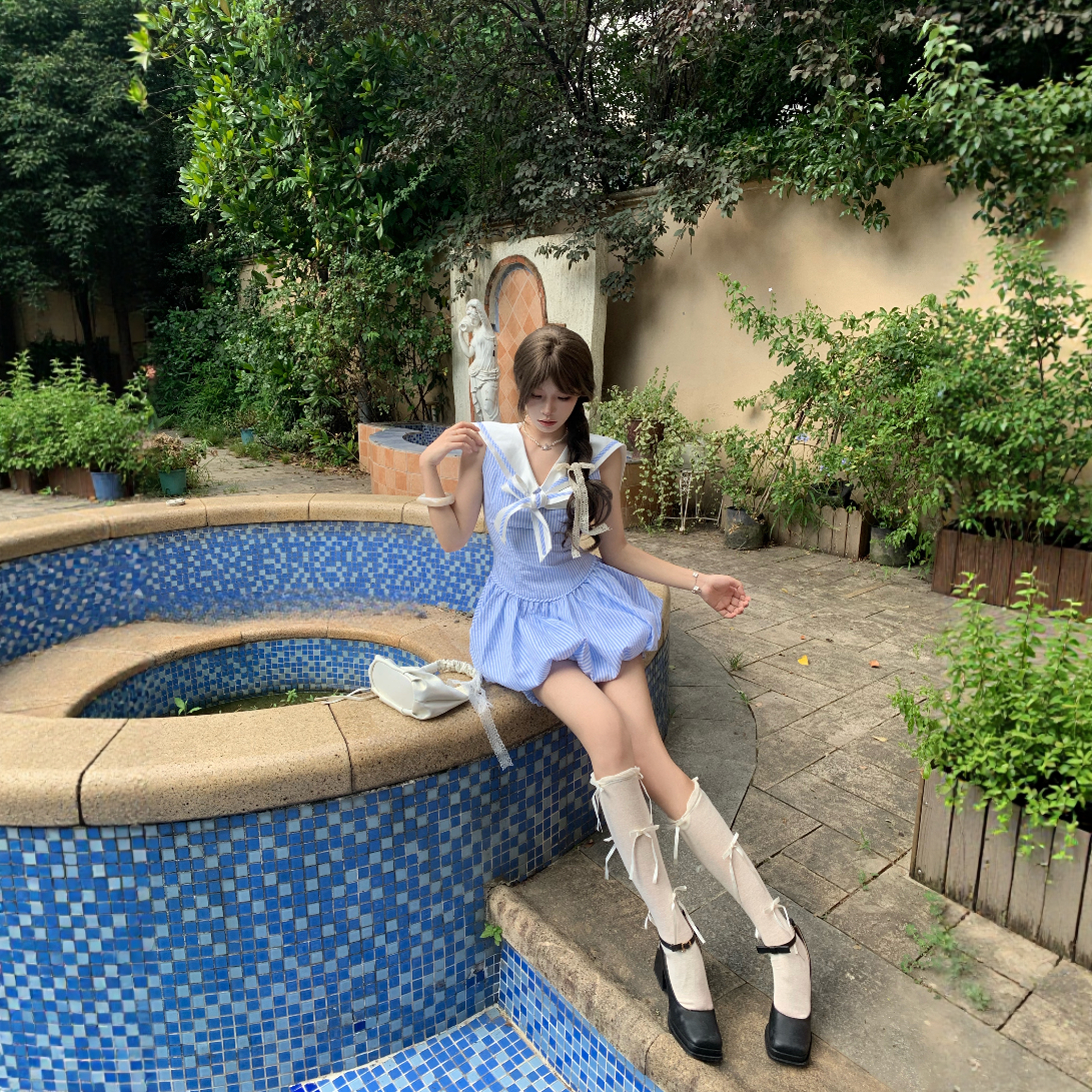 【正版高定】Beebaabo越南设计师 | 甜美风洛丽塔JK水手服蓬蓬裙