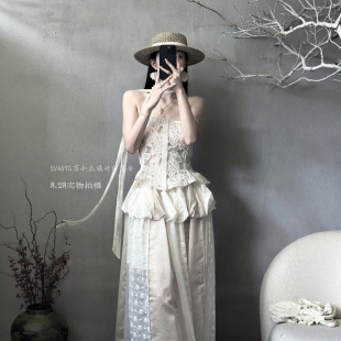 被999＋收藏【对版】海岛度假裙Muteda*e仙女显瘦露背上衣蓬蓬裙