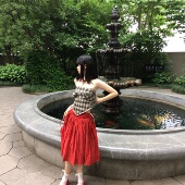 n学院风格 孤品 纹抹胸上衣红色短裙 本 March 虞书欣 正确版