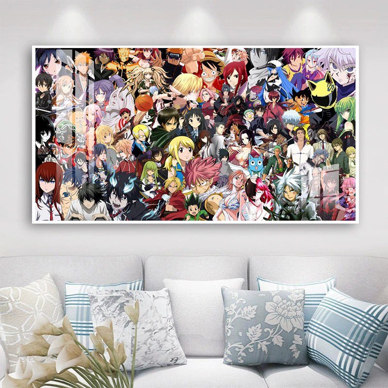 十字绣卡通动漫全家福2026新款火影忍者鸣人海贼王路飞索隆钻石画