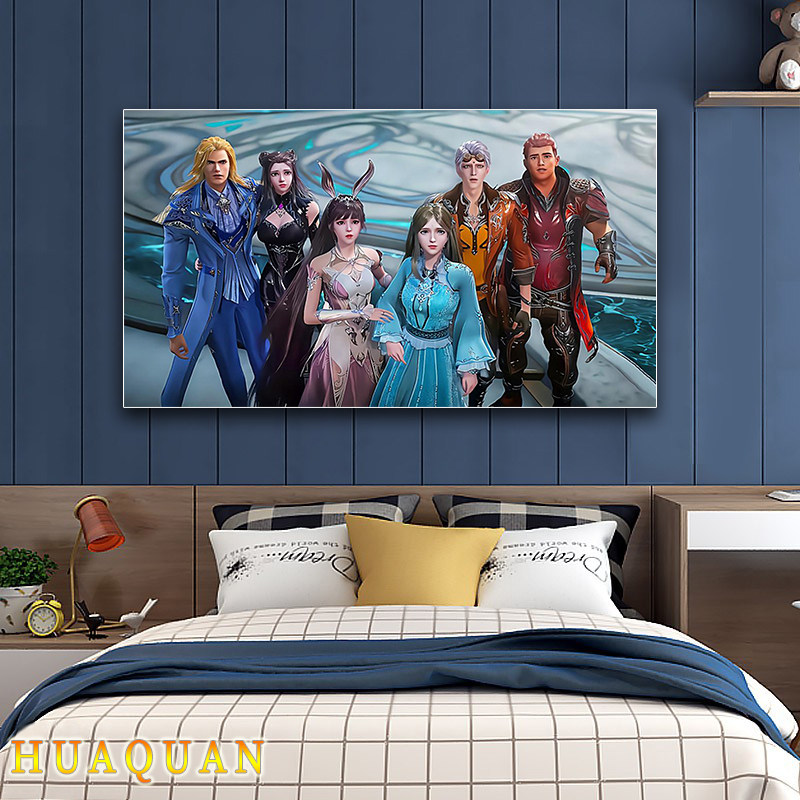 史莱克七怪十字绣2026新款斗罗大陆唐三小舞戴沐白朱竹青5d钻石画