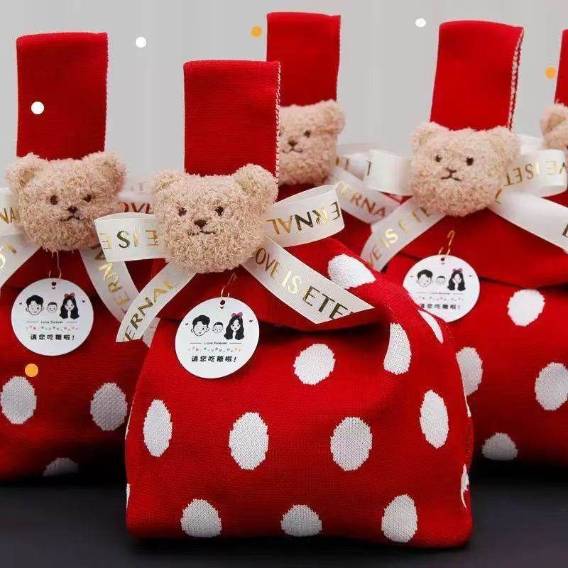 宝宝百日满月伴手礼百天喜宴实用礼品十周岁儿童生日可爱手提袋子