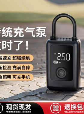 适用smart精灵#1/2/3/5/6车载无线充气泵电动便携式测胎压加气宝