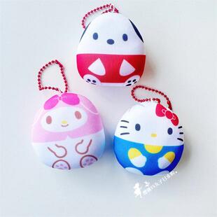 现货日本正品三丽鸥sanrio美乐蒂库洛米迷你团子减压包包挂件解压