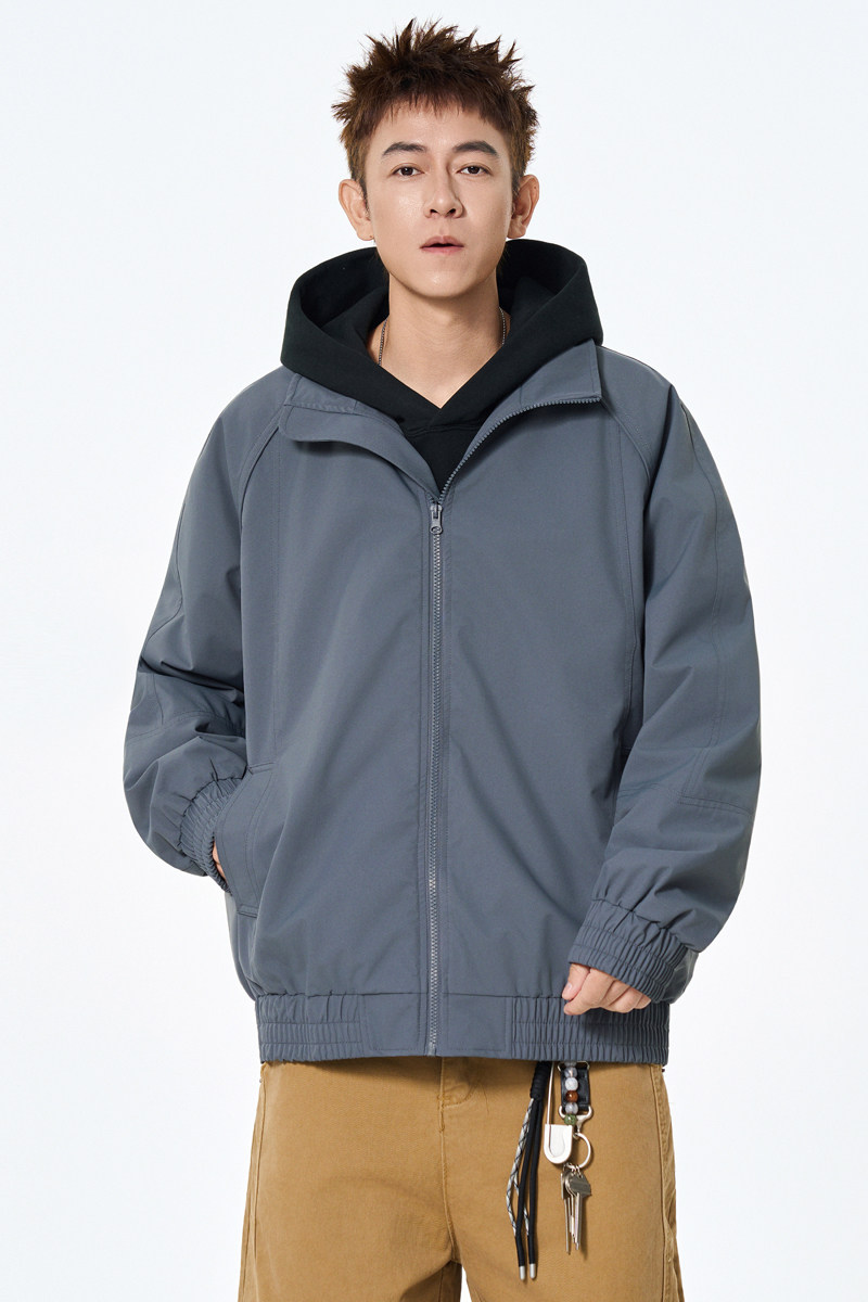 春秋男女潮牌休闲宽松复古立领夹克A321-7922-P55,男装夹克,电商A321