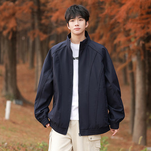 美式工装夹克春秋棒球服飞行员外套A321-J7866-P68图片