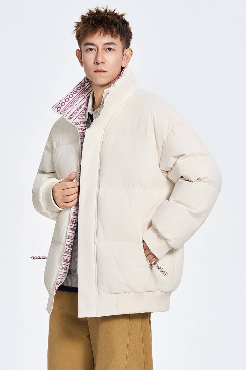 冬季百搭休闲撞色立领棉衣休闲棉服外套A321-MY8832-P89，男装棉衣，电商A321