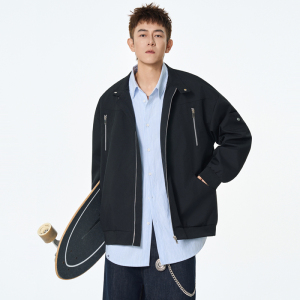 春秋棒球服男女休闲夹克上衣纯色外套A321-J7925-P68图片