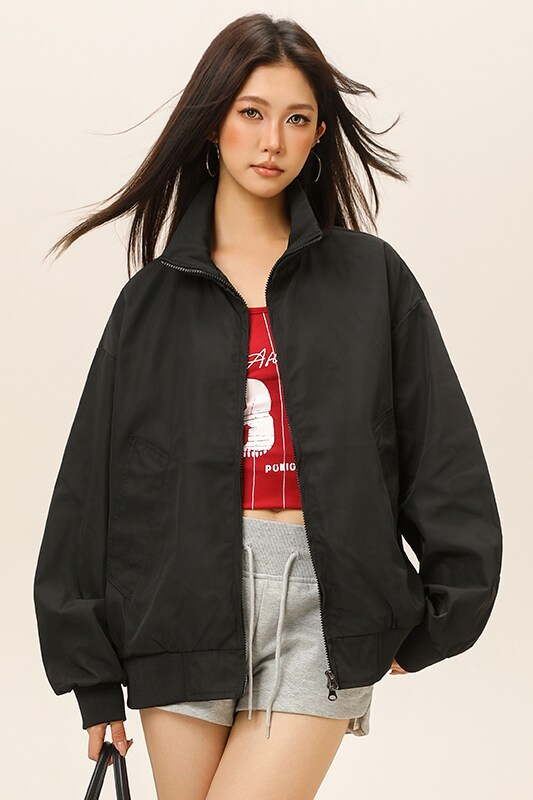 春秋新款棒球服美式立领宽松百搭夹克A321-J9972-P80,男装夹克,电商A321