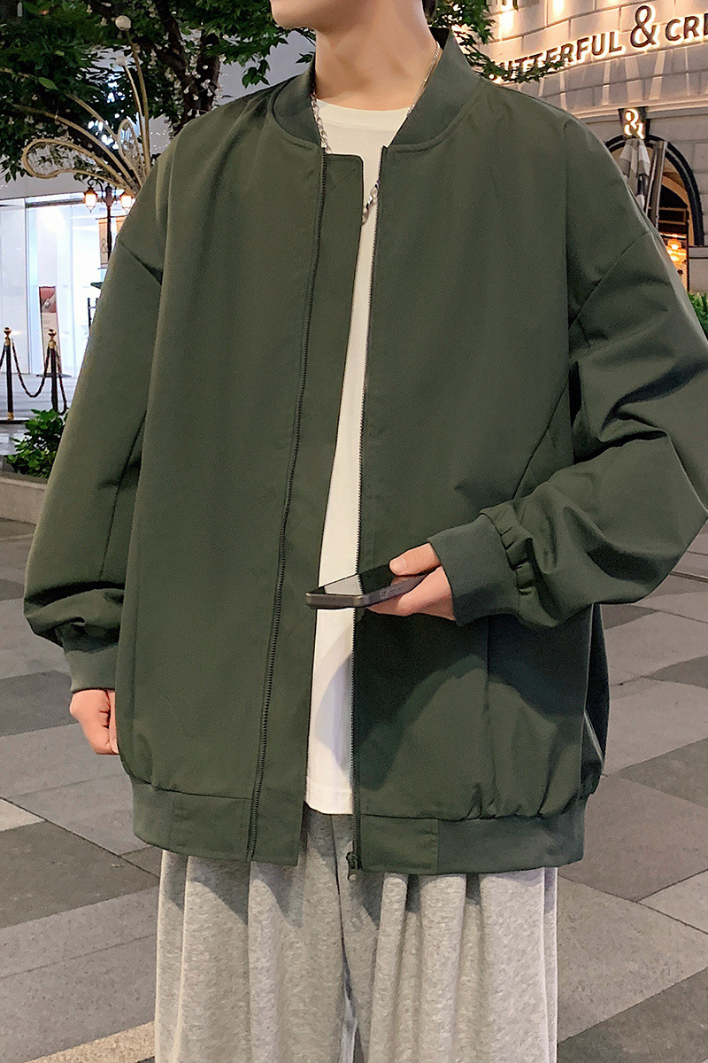 外套男春秋款潮牌飞行员夹克上衣休闲棒球服A321-J7860-P60,男装夹克,电商A321