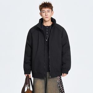 纯色工装休闲外套百搭棉衣棉服A321-MY8834-P85图片