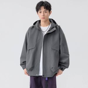 春秋连帽冲锋衣美式防水工装户外夹克外套A321-J7872-P75图片