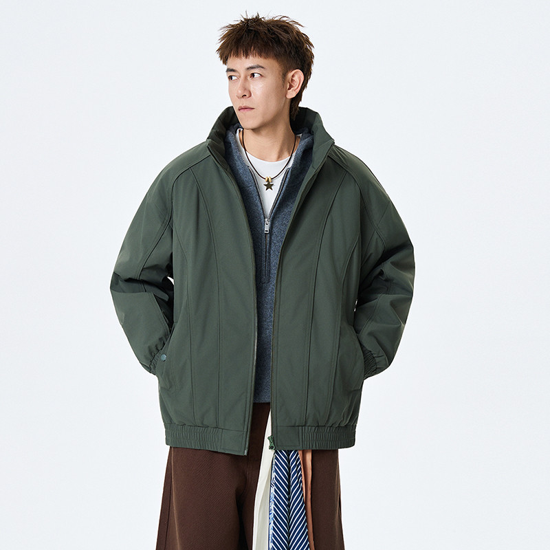 冬季宽松棉衣纯色立领百搭休闲外套A321-MY8866-P88,男装棉衣,电商A321 冬季宽松棉衣纯色立领百搭休闲外套A321-MY8866-P88,男装棉衣,电商A321