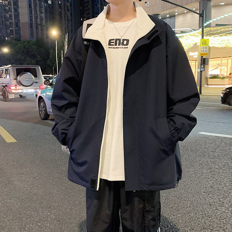春秋复古工装夹克男宽松休闲双面穿外套潮牌冲锋衣A321-J7908-P68,男装夹克,电商A321