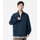 秋季纯色百搭假两件套头卫衣A321-WY018-P55控89，男装卫衣，电商A321