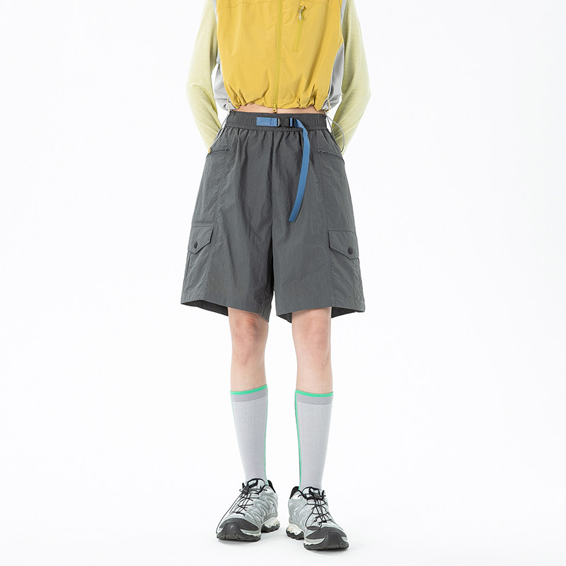 夏季男女百搭工装裤户外潮牌机能休闲短裤A321-K2388-P42，男装牛仔裤，电商A321