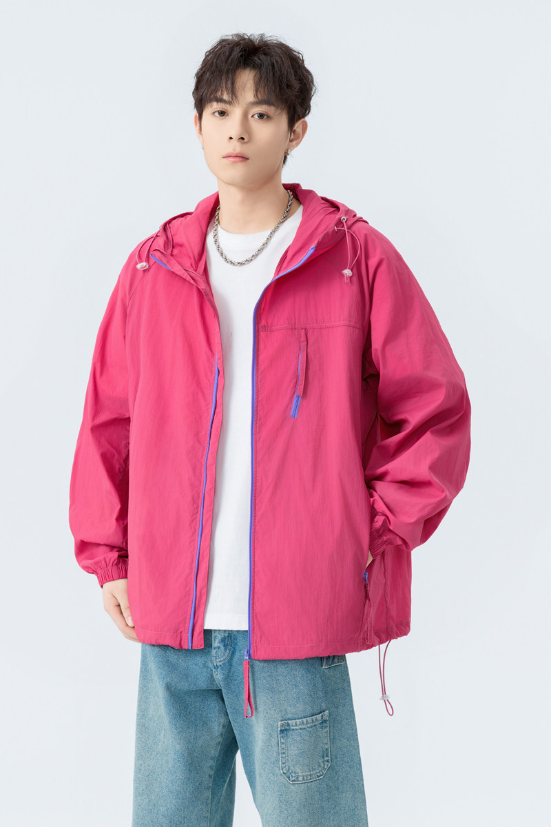 户外防晒衣男女夏季宽松皮肤衣防紫外线连帽外套A321-FS7730-P55,男装防晒衣,电商A321