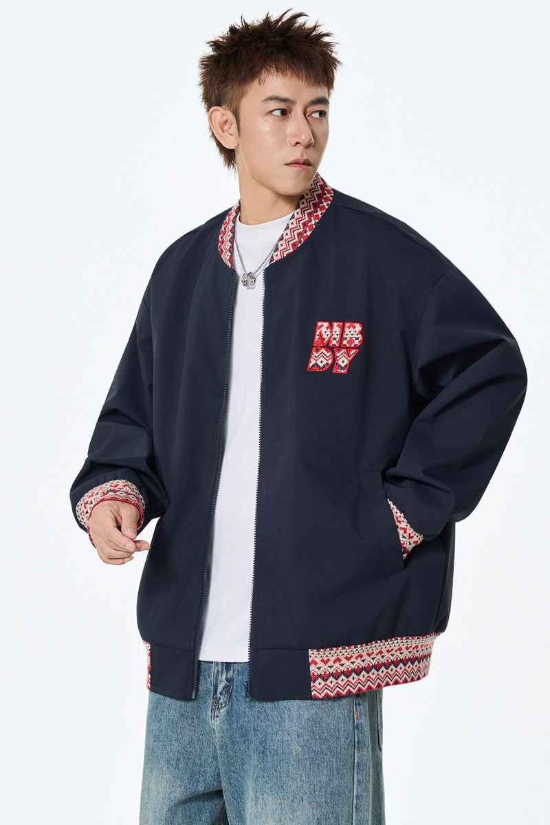 春秋男女撞色百搭休闲外套夹克A321-J7926-P68,男装夹克,电商A321