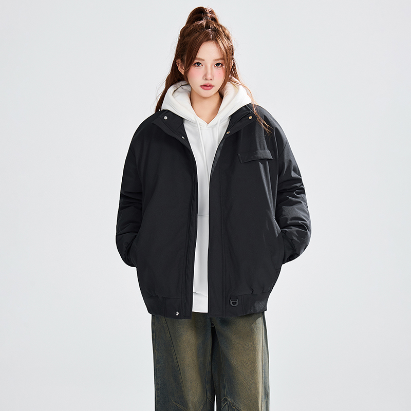 冬季工装休闲立领百搭棉衣外套宽松棉服A321-MY8833-P89，男装棉衣，电商A321