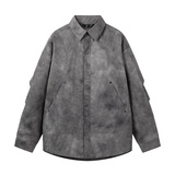 春秋百搭翻领休闲男女潮牌外套A321-J7955-P70，女装短外套，电商A321