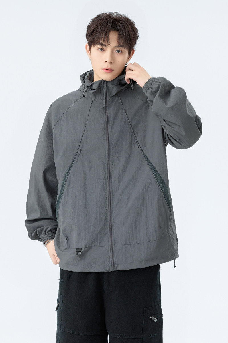 连帽外套男女防晒服宽松休闲百搭上衣A321-FS7732-P55,男装防晒衣,电商A321