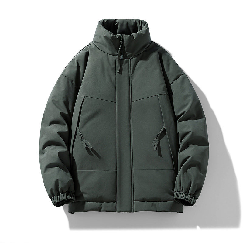 冬季纯色百搭保暖棉衣加厚立领休闲棉服A321-MY8808-P85,男装棉衣,电商A321