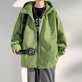 现货户外冲锋衣男女秋季休闲防水连帽工装夹克衫A321-J727-P60，男装夹克，电商A321