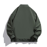 美式复古棒球服外套男纯色潮牌宽松休闲飞行夹克A321-J7803-P55，男装夹克，电商A321