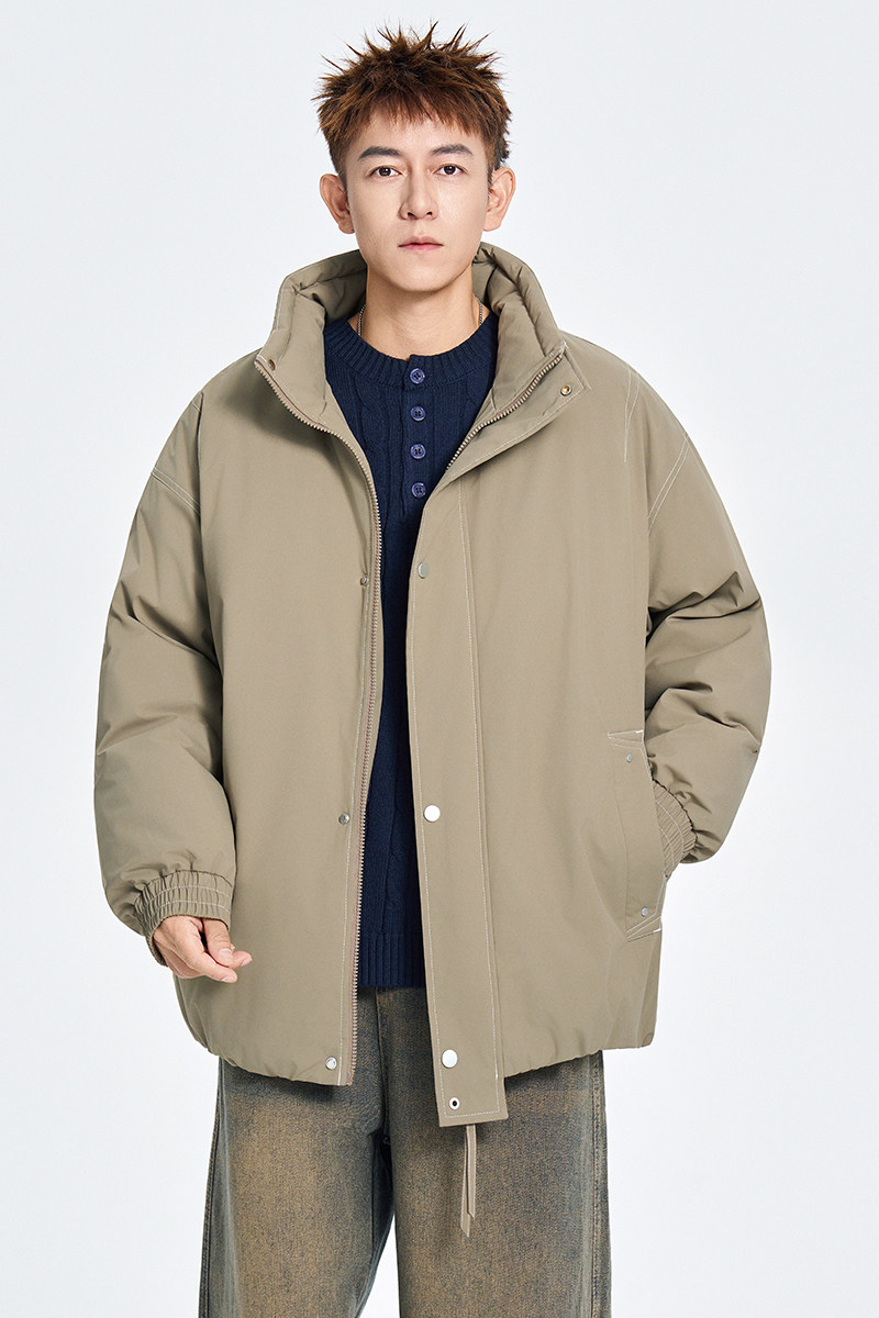 冬季百搭保暖潮牌休闲棉服外套立领宽松棉衣A321-MY8836-P95,男装棉衣,电商A321