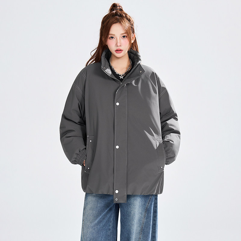 冬季百搭保暖潮牌休闲棉服外套立领宽松棉衣A321-MY8836-P95,男装棉衣,电商A321