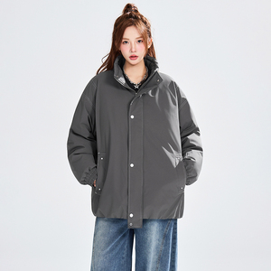 冬季百搭保暖潮牌休闲棉服外套立领宽松棉衣A321-MY8836-P95图片
