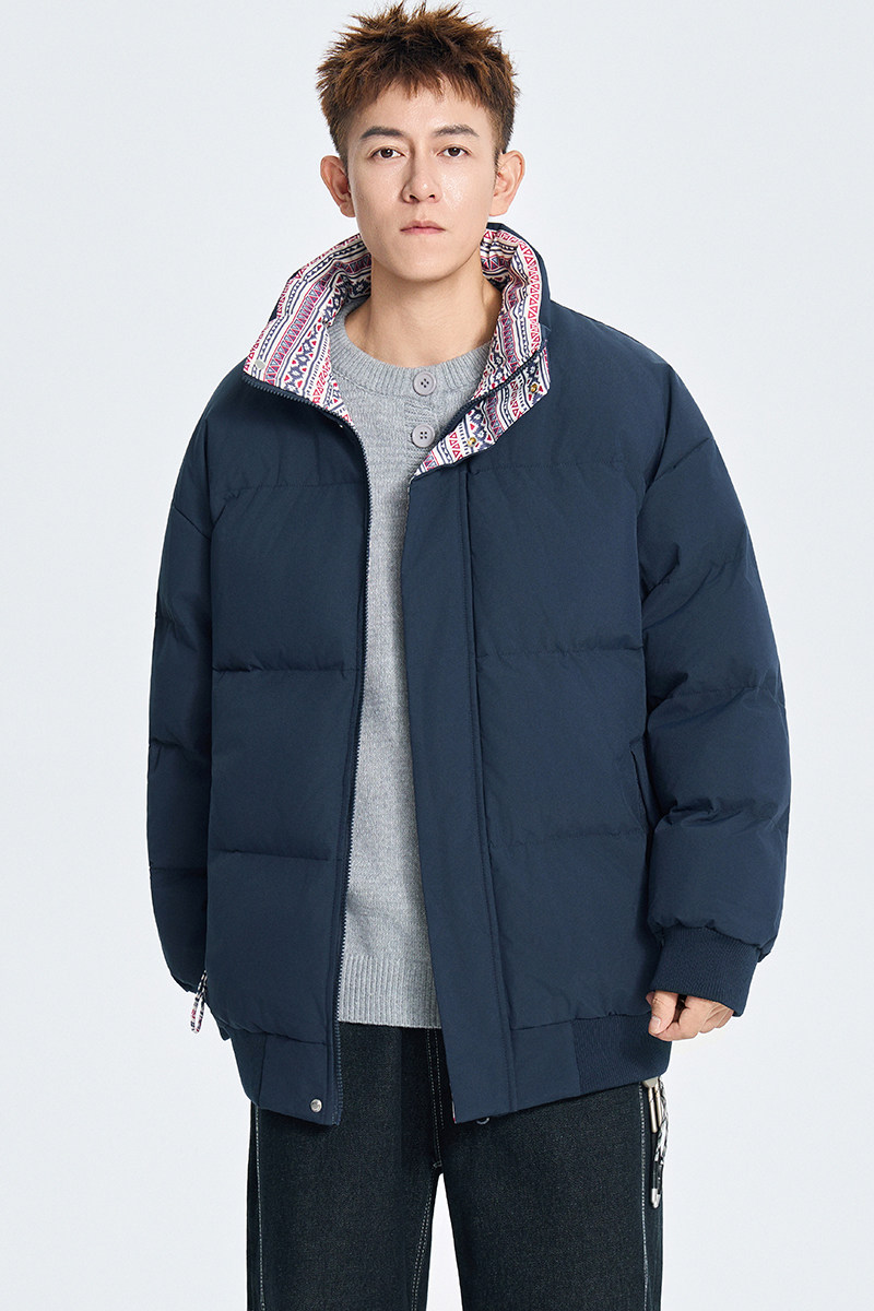冬季百搭休闲撞色立领棉衣休闲棉服外套A321-MY8832-P89,男装棉衣,电商A321