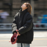 冬季纯色百搭保暖棉衣加厚立领休闲棉服A321-MY8808-P85，男装棉衣，电商A321