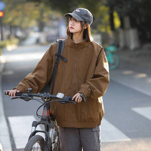 美式工装夹克春秋棒球服飞行员外套A321-J7866-P68图片