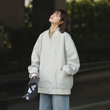 现货美式复古棒球服外套纯色潮牌宽松休闲飞行夹克A321-J7803-P55，男装夹克，电商A321