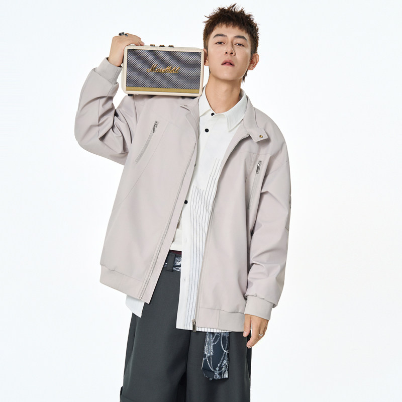春秋棒球服男女休闲夹克上衣纯色外套A321-J7925-P68,男装夹克,电商A321