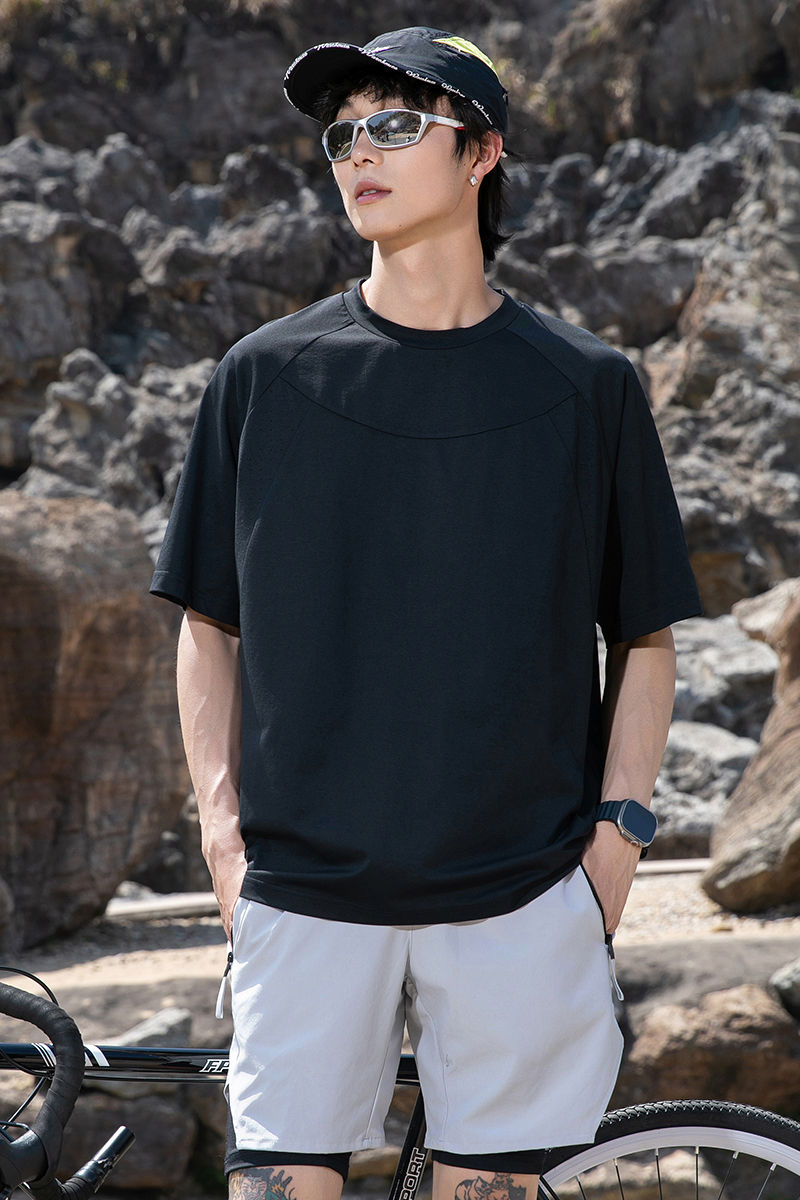 夏季冰感速干男女短袖T恤t恤休闲上衣A321-TX301-P35,男装T恤,电商A321