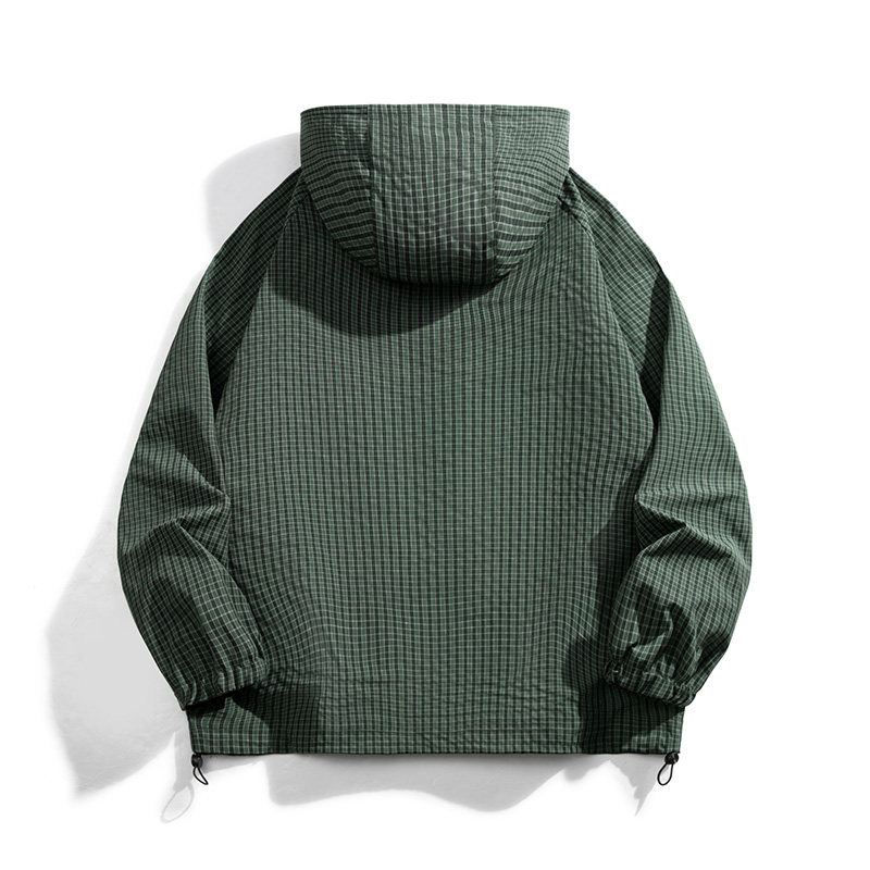 现货外套男户外连帽夹克春秋工装设计感百搭冲锋衣A321-J7811-P75,男装夹克,电商A321
