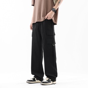 复古工装裤男春季新款美式休闲口袋抽绳束脚直筒裤A321-K9885-P55图片