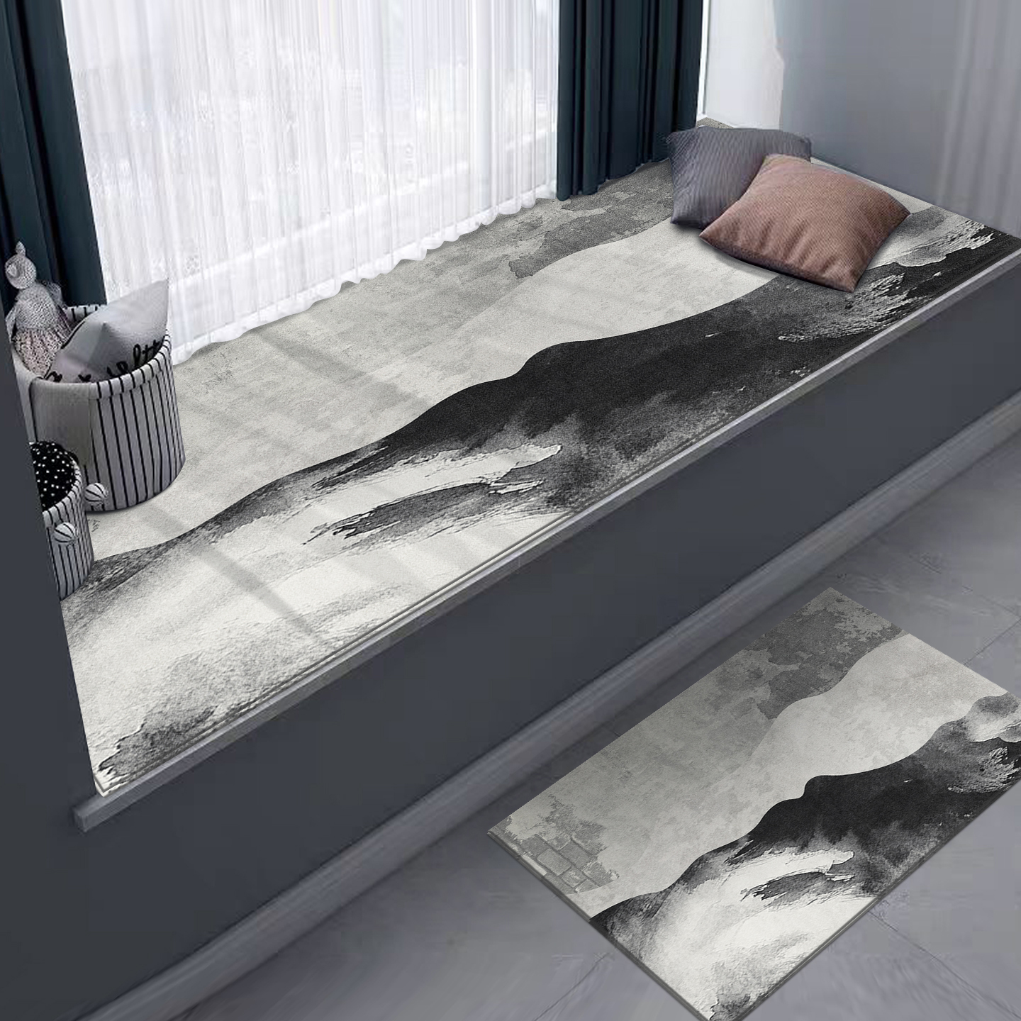 【月销过万】圈绒飘窗垫防水防污