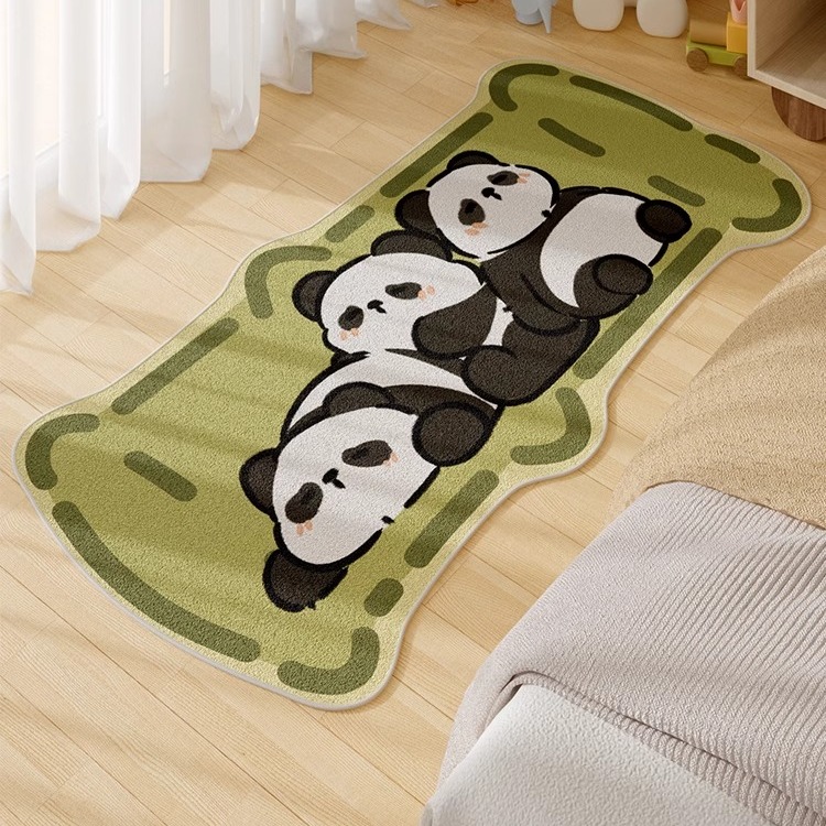 仿羊绒地毯卧室床边毯防滑可定制