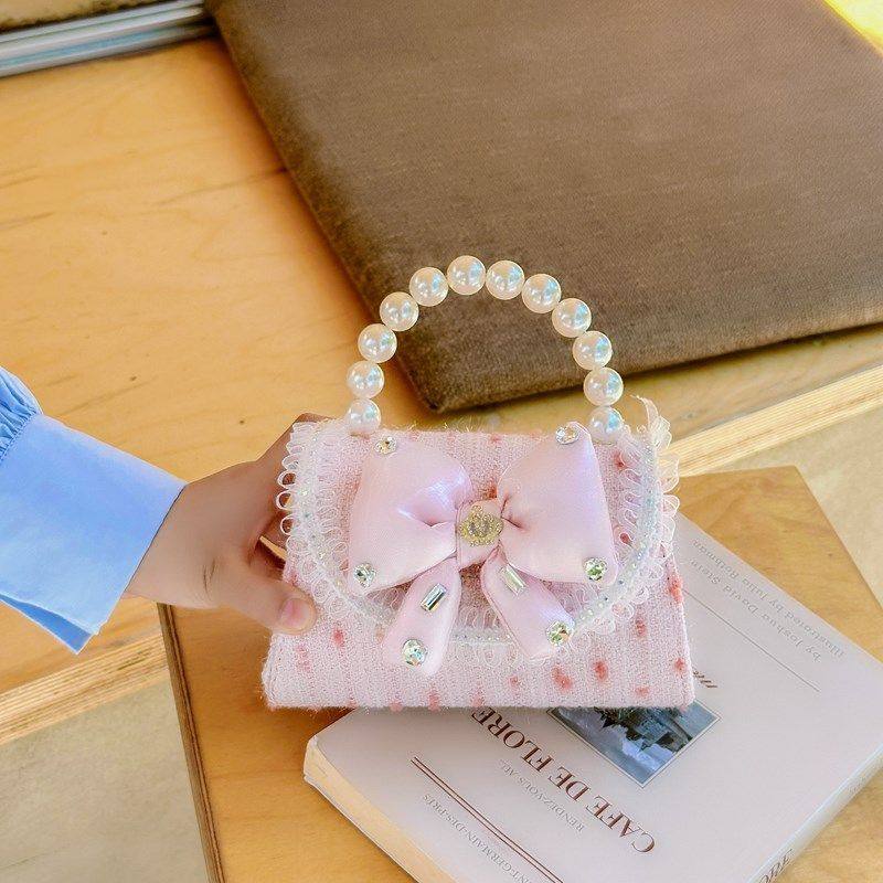 时尚儿童包包洋气女童宝宝斜挎包百搭小女孩手拎包可爱公主小挎包