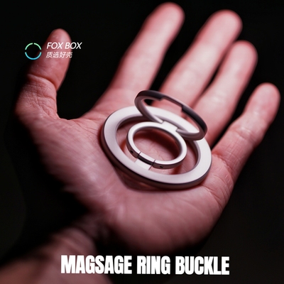 双面磁吸苹果Magsafe钛银色16Pro便携15promax三折叠懒人支架