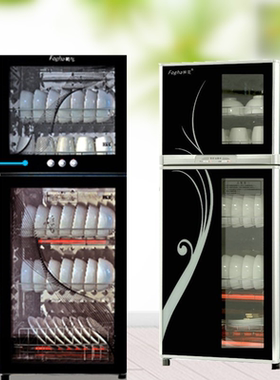 枫花78L88L108L138L消毒柜消毒碗柜家用商用立式不锈钢双门高温柜