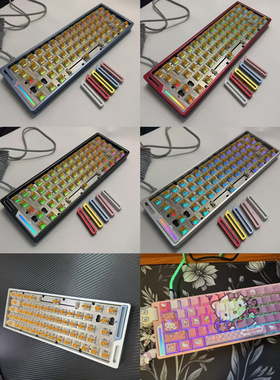 hy60客制化机械键盘，wooting，gh60配列通用，支持m6pro+三模