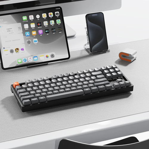 Keychron 渴创K8MAX蓝牙无线机械键盘87键三模办公客制化Win/Mac