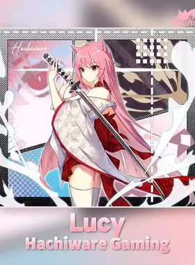 Hachiware[Lucy]二次元游戏鼠标垫图案聚氨酯底胶fps电竞无畏契约